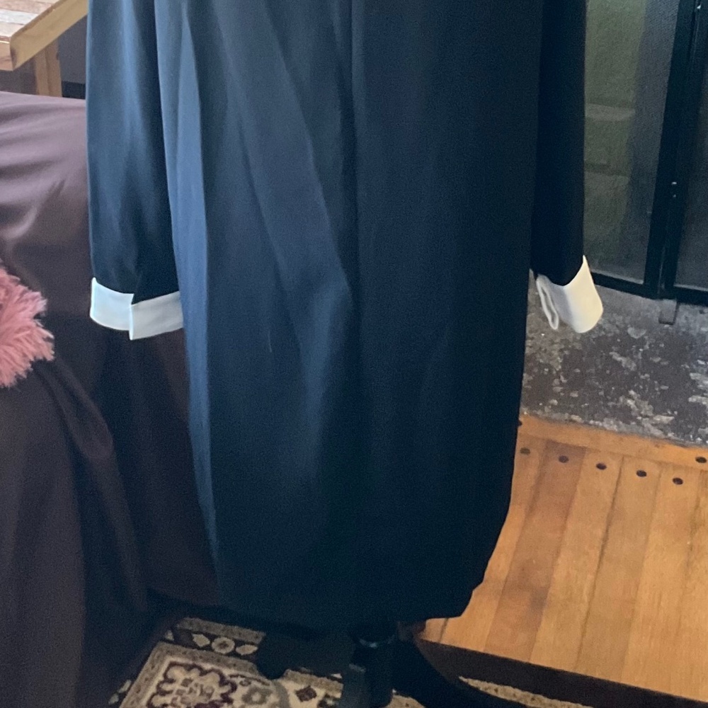 Victoria Beckham Mod Rabbit Peter Pan Dress - size L - Picture 2 of 4